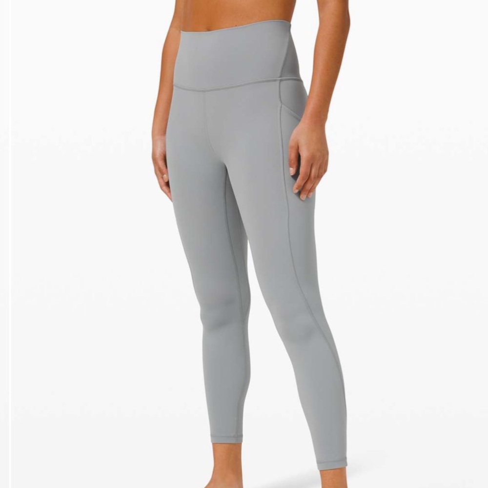 Lululemon Align High Rise Pant with Pockets 25" Rhino Grey